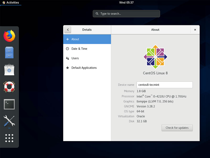 CentOS 8 arrives with all the new features included in RHEL 8.1