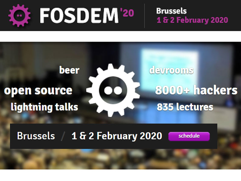 Este fin de semana Bruselas acoge FOSDEM 2020