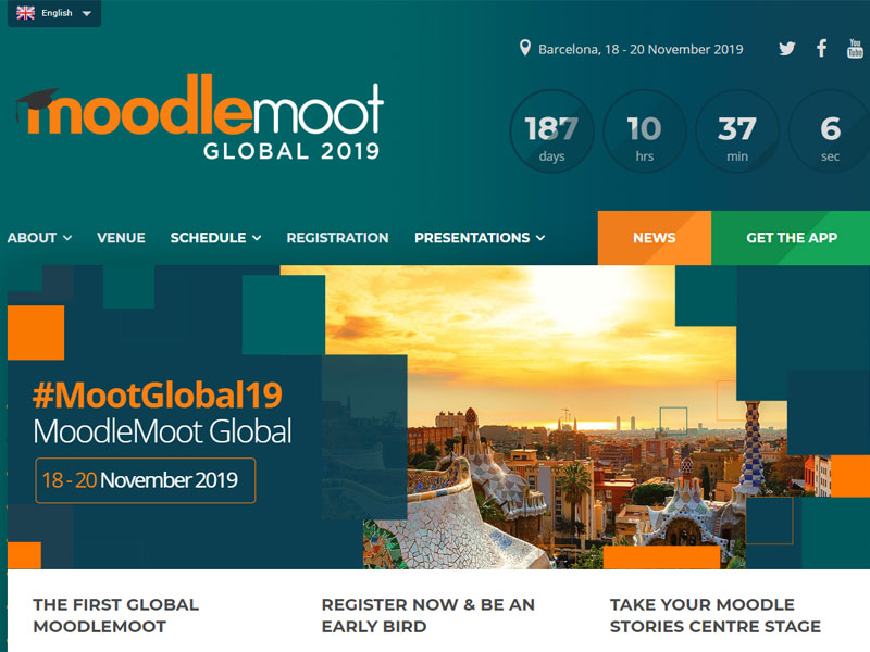 Barcelona acoge por primera vez el evento MoodleMoot Global
