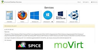 UDS Enterprise 1.9 beta, Spice & moVirt