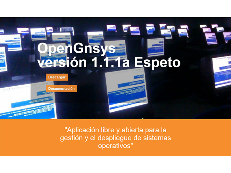 Primera versión de mantenimiento de OpenGnsys Espeto