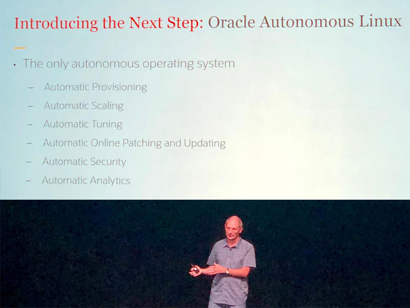 Oracle anuncia el primer SO autónomo del mundo