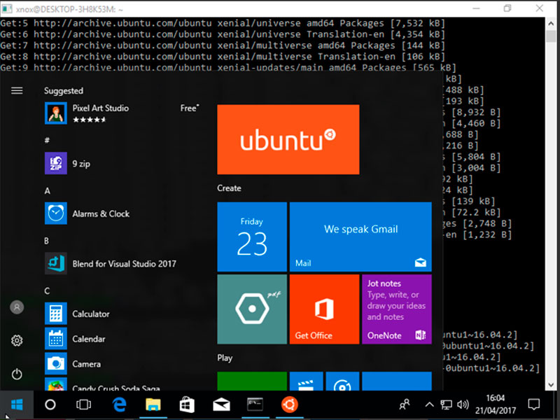 Ubuntu 18.04 LTS disponible para Windows 10