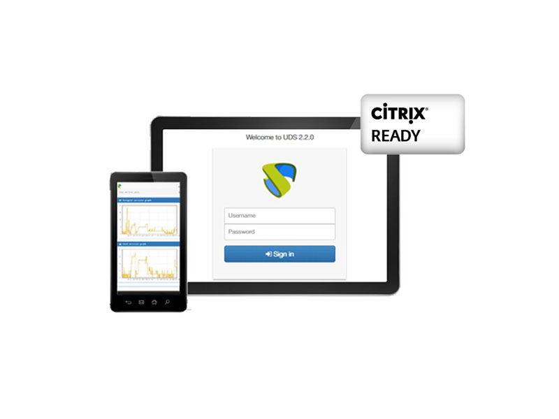 UDS Enterprise is certified Citrix Ready for XenServer 7.3