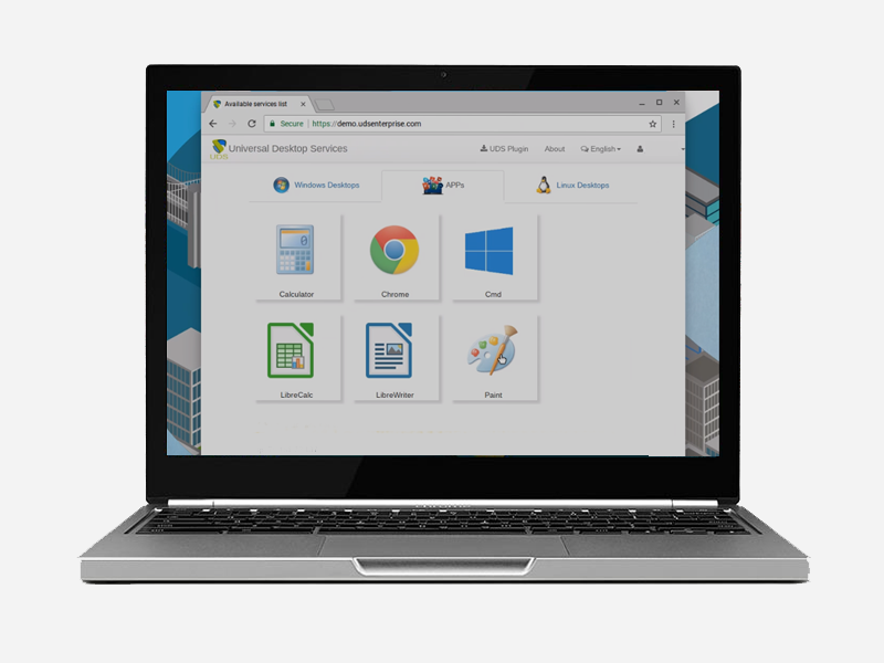 VDI & vApp en Chromebooks con UDS Enterprise