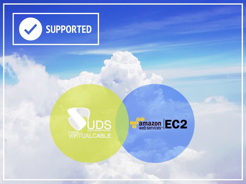 UDS Enterprise supports AWS EC2 for VDI cloud deployments