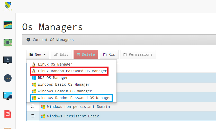 UDS Enterprise random password OS manager