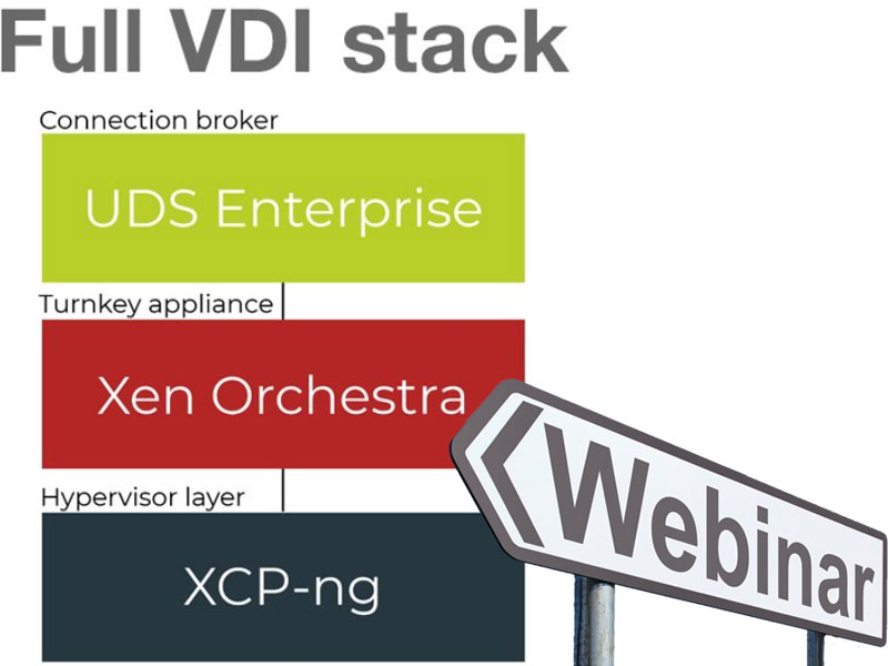 Webinar: VDI Open Source con UDS Enterprise & XCP-ng