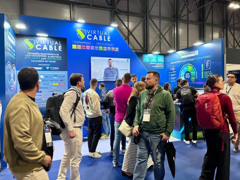 MTS-2025-web Javier González, director técnico de Virtual Cable, presenta las novedades de UDS Enterprise 4.0 durante Tech Show Madrid 2025, destacando la integración con HPE Morpheus, Proxmox 9, vSphere 9 y Nutanix Ready.