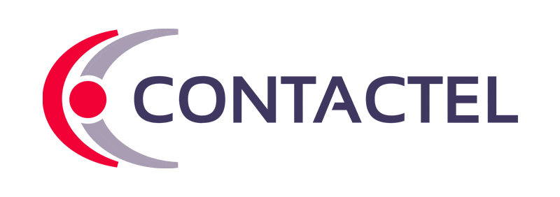 Logotipo de Contactel Teleservicios, empresa de servicios de contact center